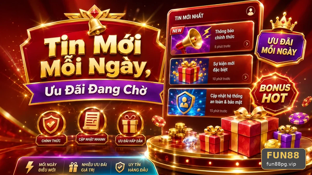 Khuyến Mãi FUN88 Tại fun88pg.vip: Đọc Chi Tiết Giao Diện Tin Mới, Ưu Đãi Và Điều Kiện Nhận Thưởng — Tiêu Chí Trải Nghiệm Cao Cấp Khi Lưu Lại Điều Khoản Cùng Lịch Sử Trao Đổi Trước Khi Tham Gia