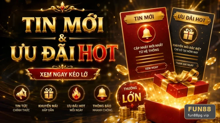 Từ Ảnh Tin Mới Đến Chốt Ưu Đãi: Hành Trình Khuyến Mãi FUN88