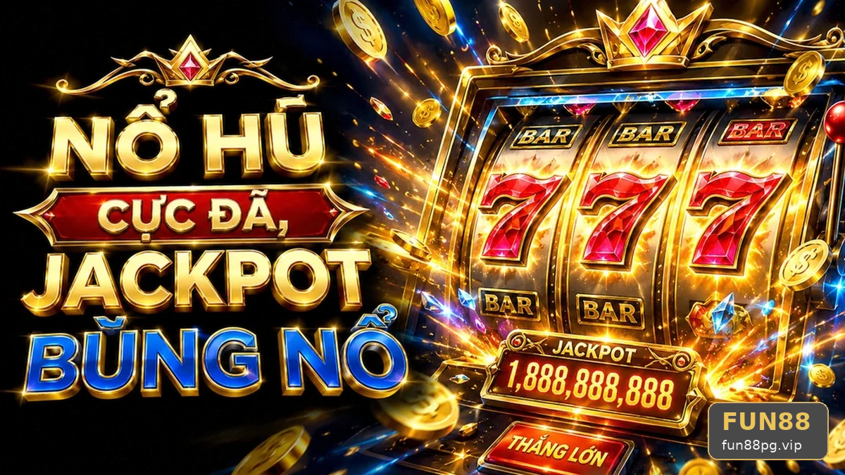 Hiểu Đúng Cảnh Nổ Hũ: Kinh Nghiệm Tách Slot Và Jackpot Tại FUN88