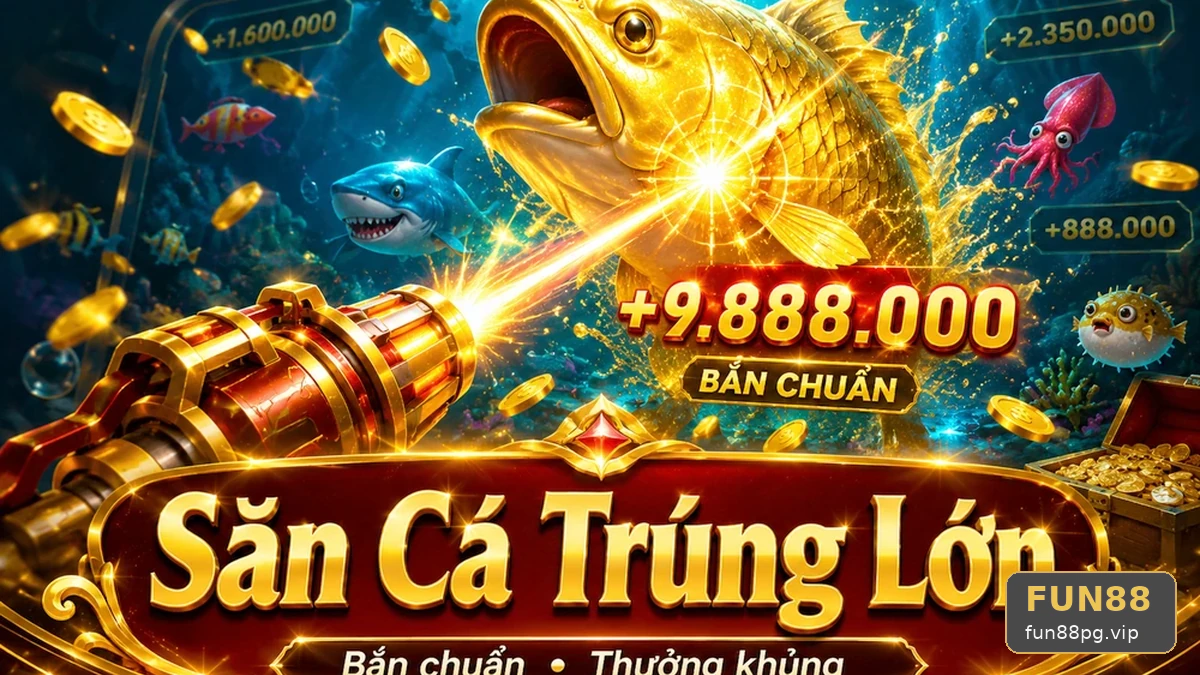 Chọn mức đạn khi bắn cá săn thưởng FUN88 cần lưu ý gì?