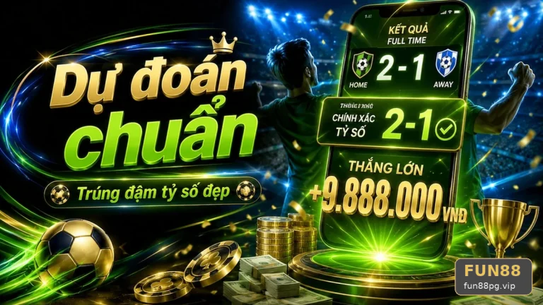 Thanh tỷ số đổi màu trên FUN88: Lối rẽ nếu-thì khi phân tích bóng đá